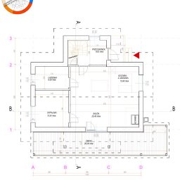 Seweryn Wiatr - rzut parteru - dom w gorach