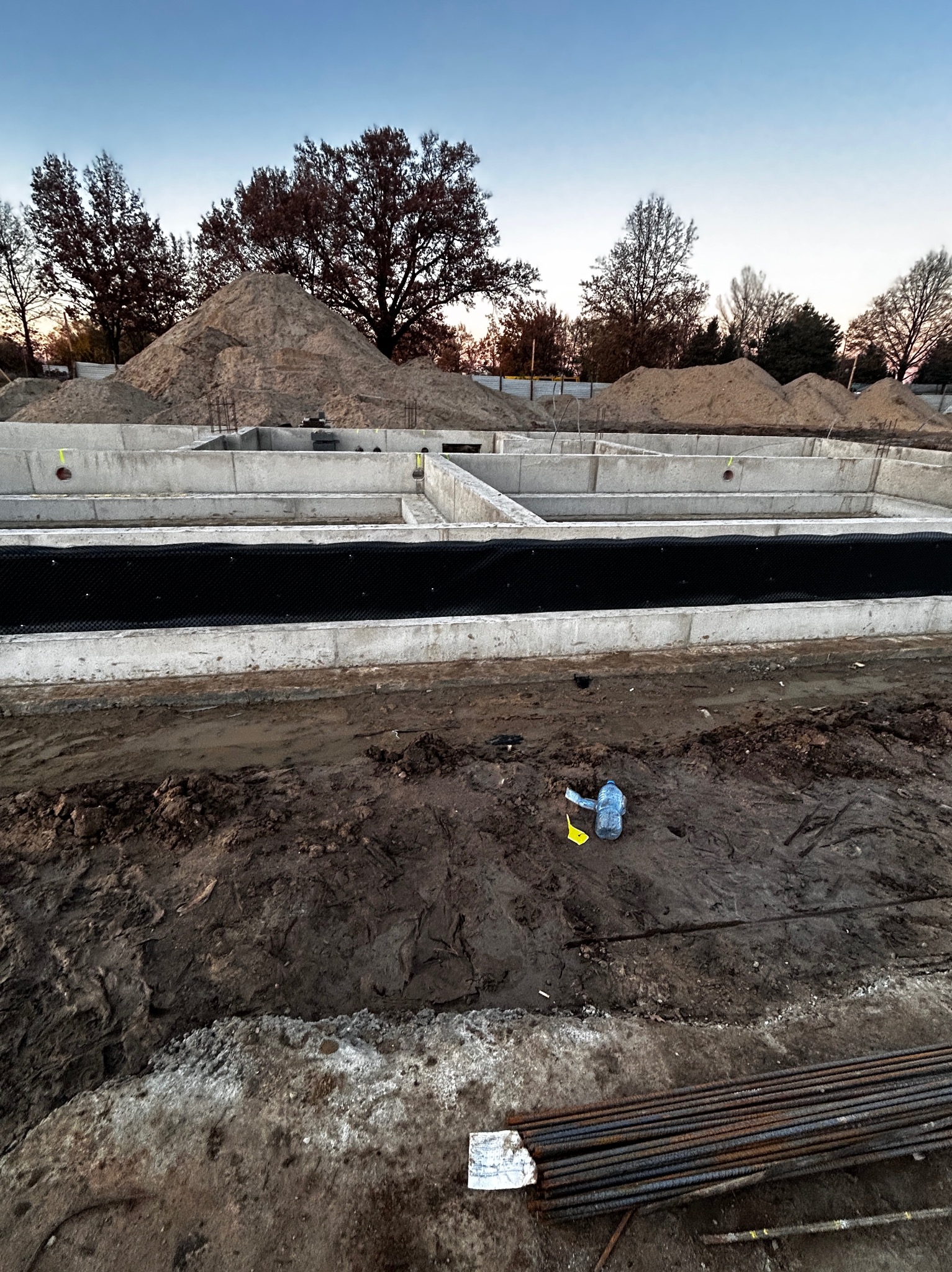 Wykonane ławy fundamentowe