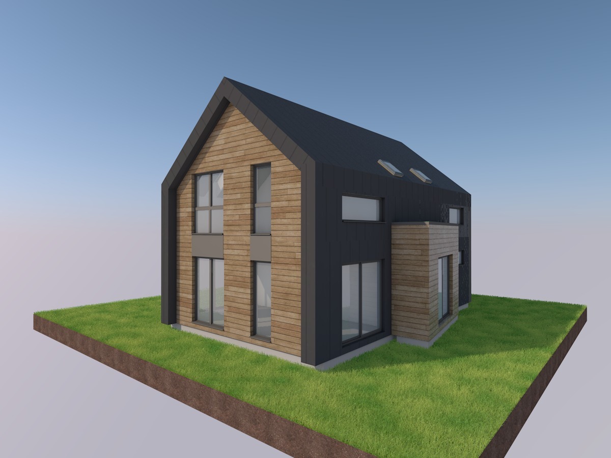 budynek mieszkalny jednorodzinny z usługą