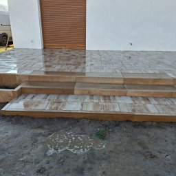 Układanie kostki brukowej Mełpin 4