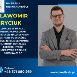 Sławomir – doświadczony pośrednik
Pracuje w nieruchomościach od 2020 roku, skutecznie realizując transakcje dla klientów indywidualnych i inwestorów. Ceniony za profesjonalizm, uważne podejście