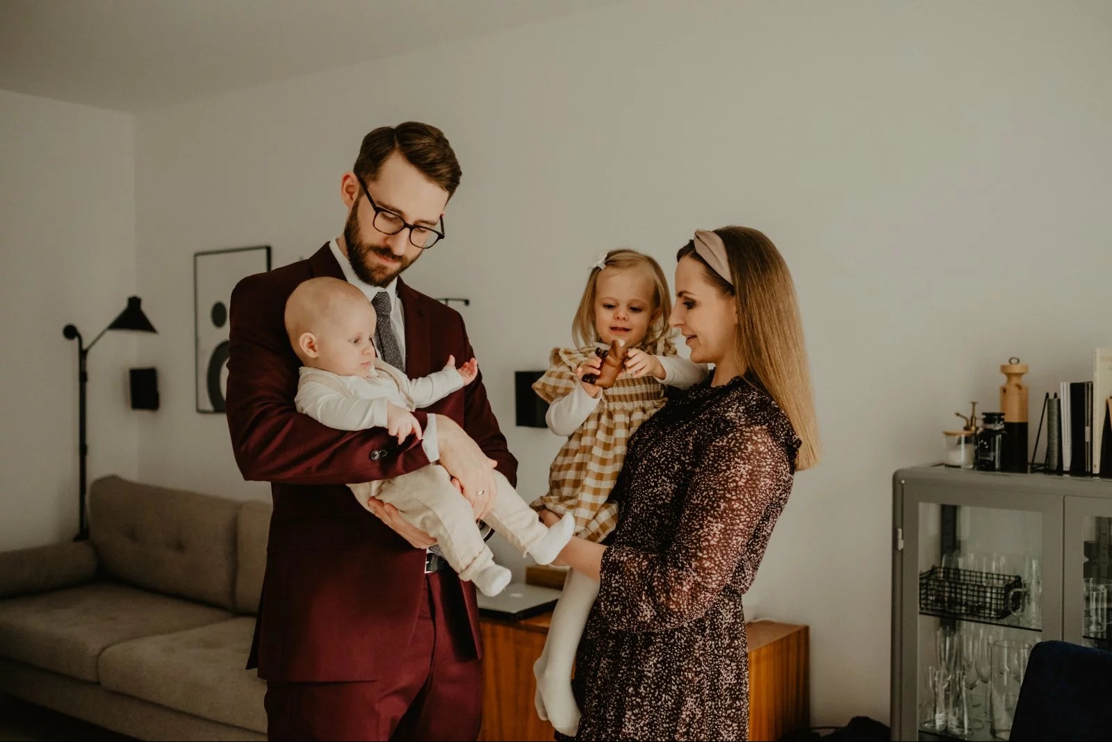 krótka sesja domowa przed Chrztem Świętym