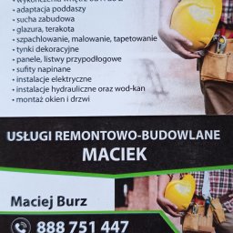 Usługi Remontowo Budowlane Maciej Burz - Szpachlowanie Piotrk&oacute;w Trybunalski