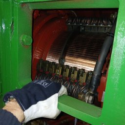 Greenvolt Service Franciszek Jaworski - Przegląd i czyszczenie szczotek i kolektora silnika elektrycznego o mocy blisko 0,5 MW