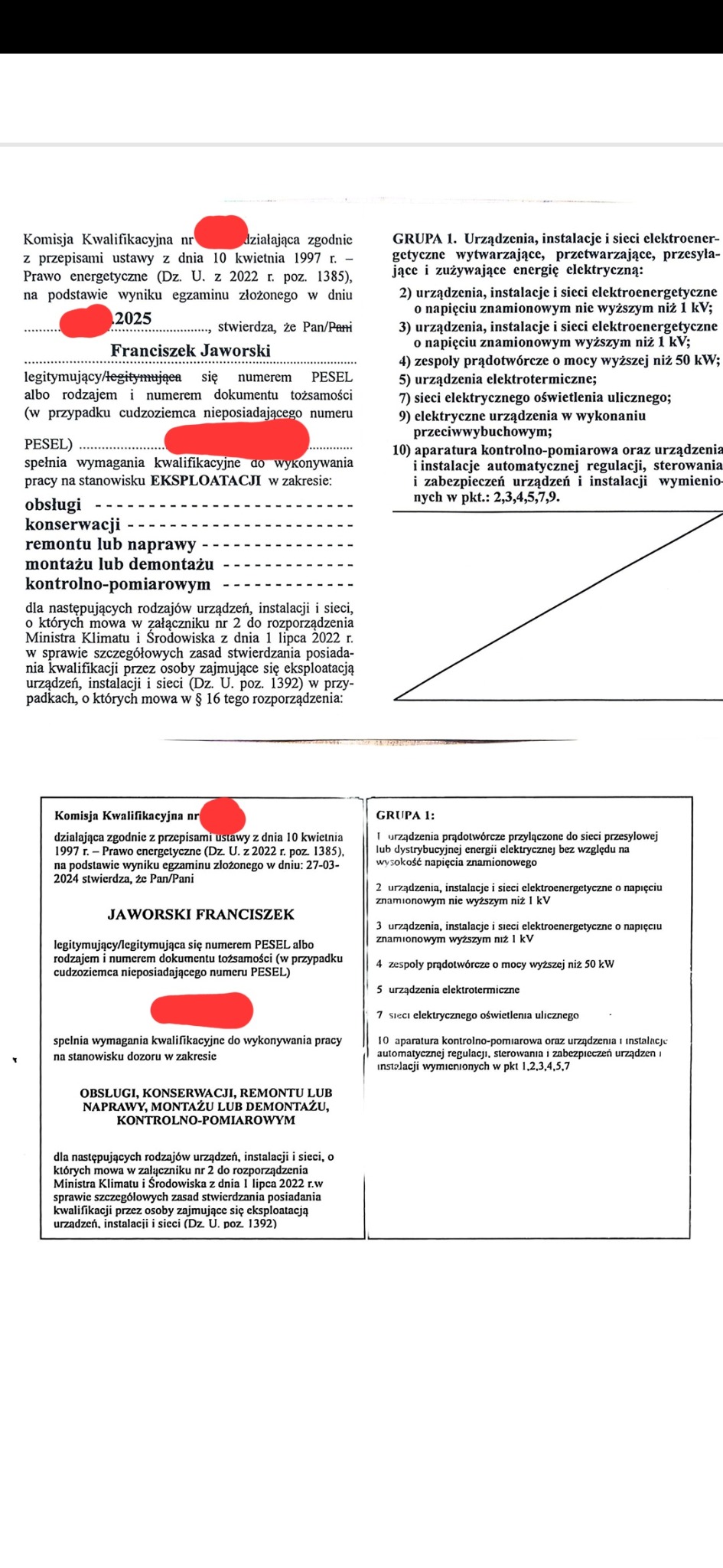 Skan Uprawnień elektrycznych