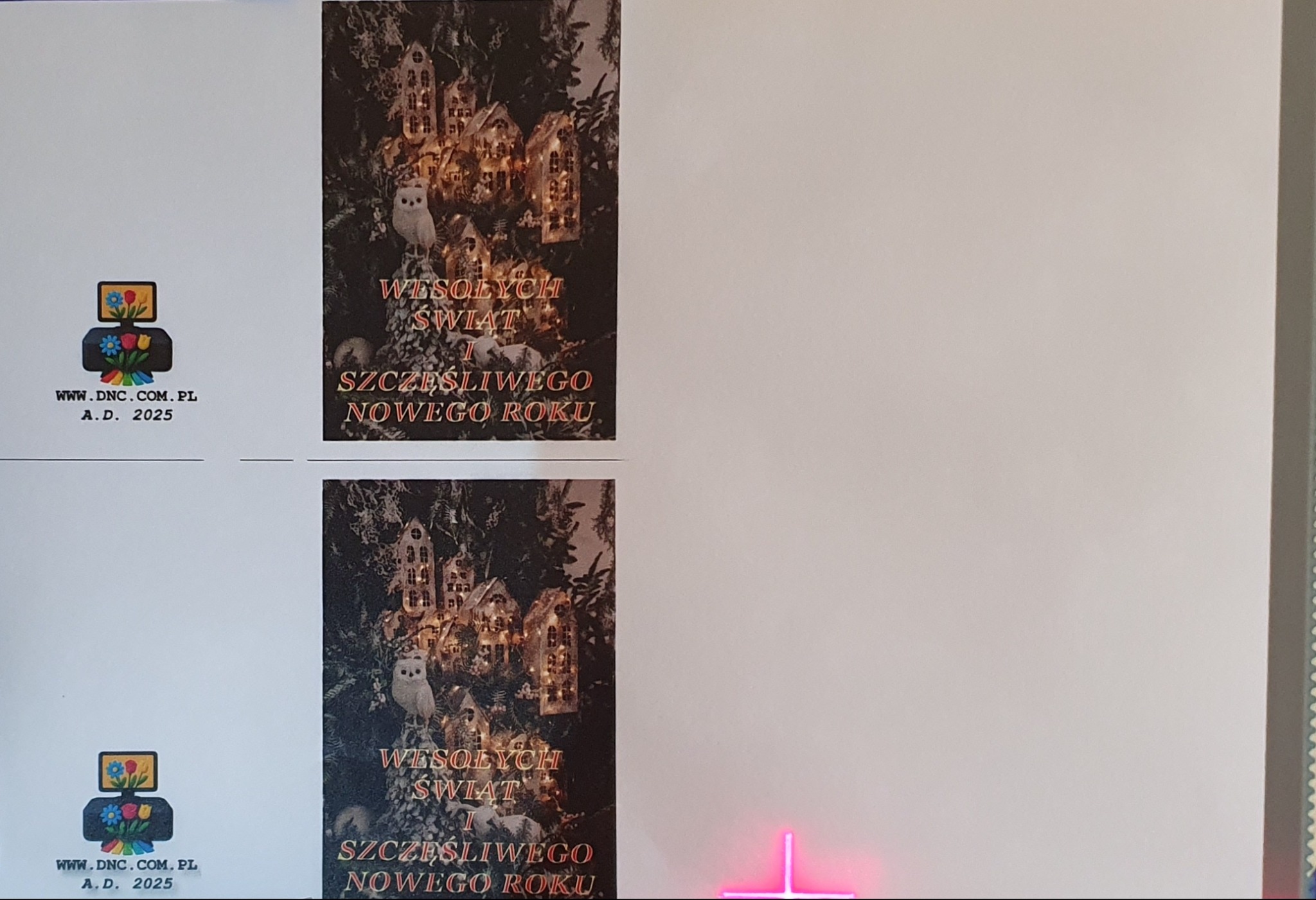 Kartka świąteczna.