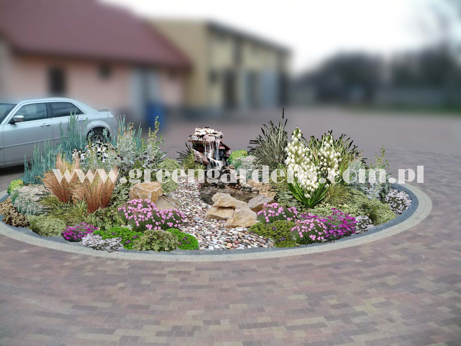 oczka wodne, kaskady- projekty i wykonawstwo