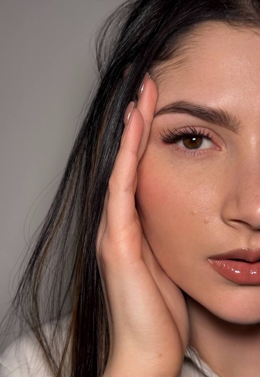 Przedłużanie rzęs 2-1 + mokry + promienia