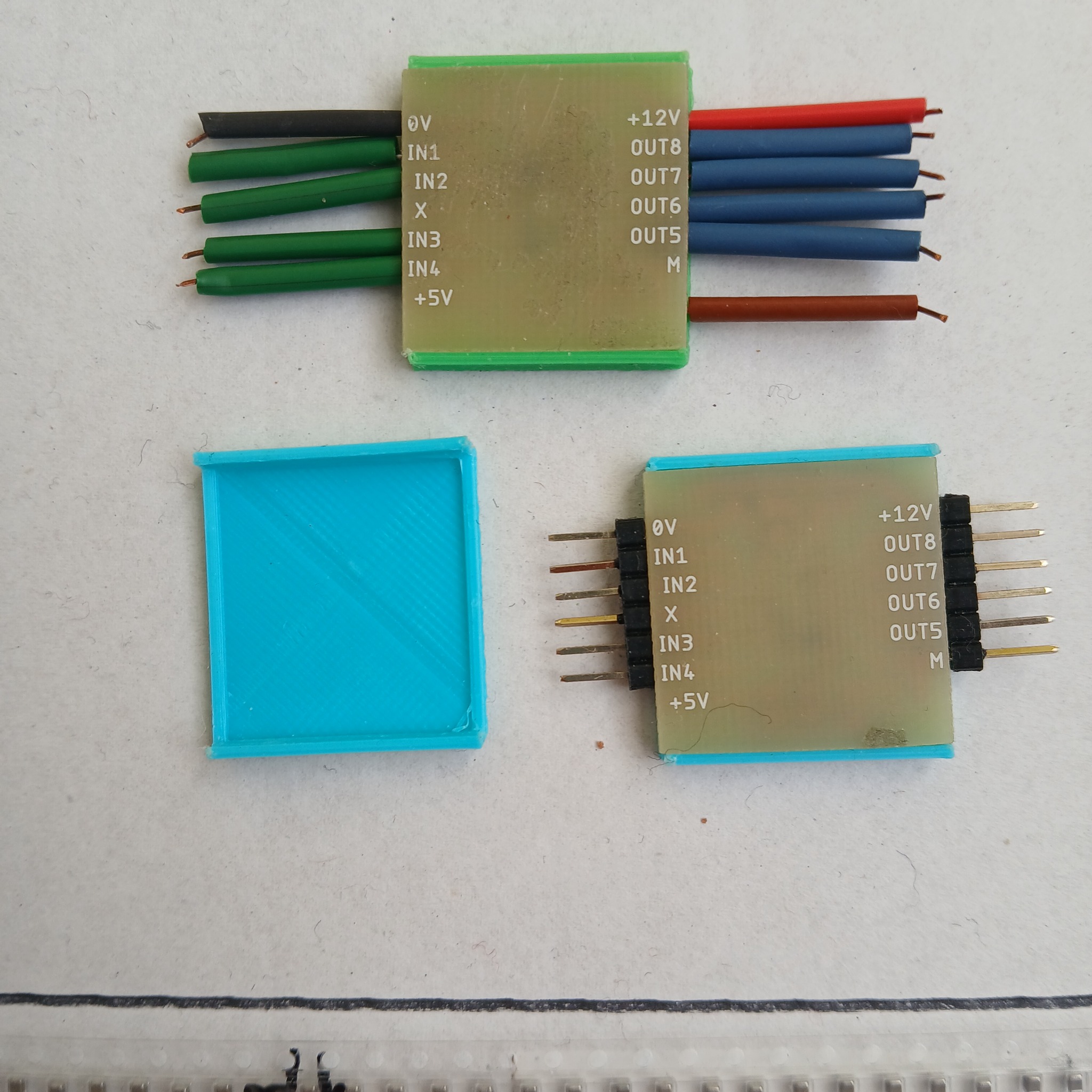 takie małe moduły wykonują wszystkie funkcje. wymiary 25 x 27 x 4mm