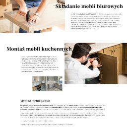 Strona dla projektu Montaż Mebli Lublin