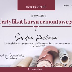 Sandra Pachura - Projektowanie wnętrz komercyjnych Śrem