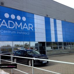 Poznanreklamy.pl sp z o o - folia OWV szyby + profile = Tadmar Warszawa