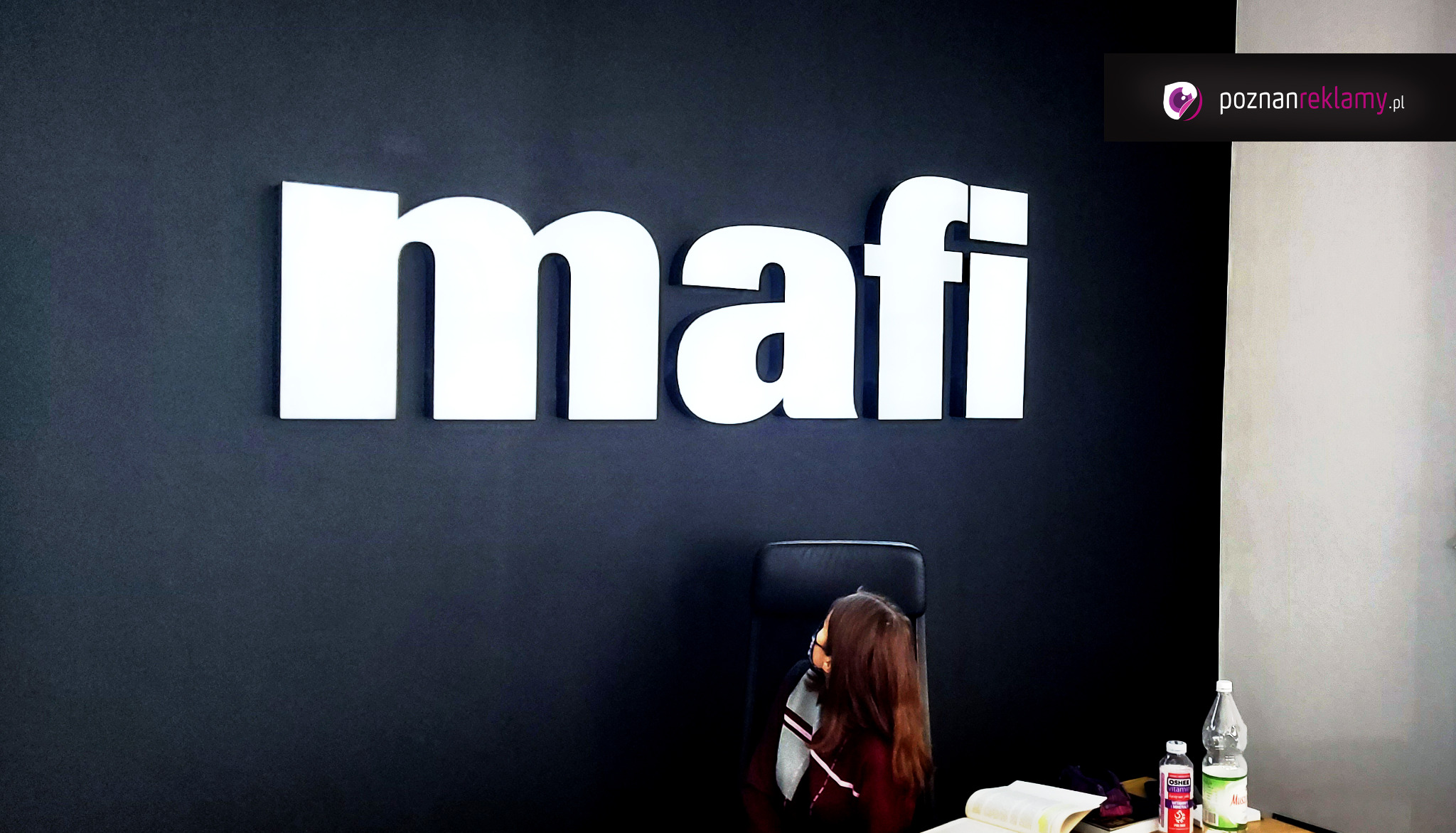 litery 3D - podświetlane fronty