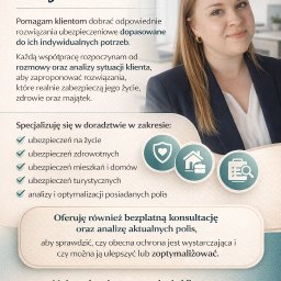 PAULINA GOLAK - Oferta ubezpieczeniowa: doradztwo w zakresie ubezpieczeń na życie, zdrowotnych, mieszkań, turystycznych oraz analizy polis. Bezpłatna konsultacja i optymalizacja.