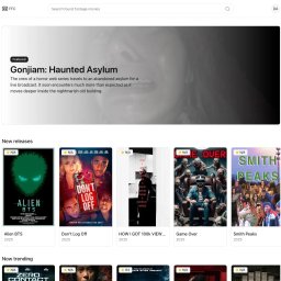 Aplikacja dostępna pod adresem: https://foundfootage.club