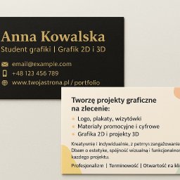 Przykład projektu  wizytówki