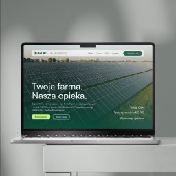 Strona internetowa dla firmy z branży OZE