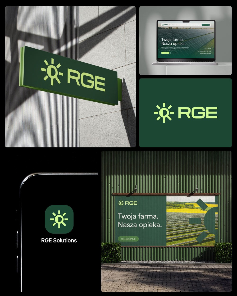 Identyfikacja wizualna dla firmy z branży OZE