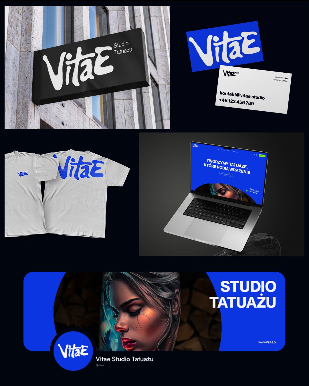 Identyfikacja wizualna studia tatuażu