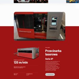 Strona internetowa dla firmy AEP.