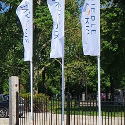 Projekt flagi dla firmy Osiedle Javoria.