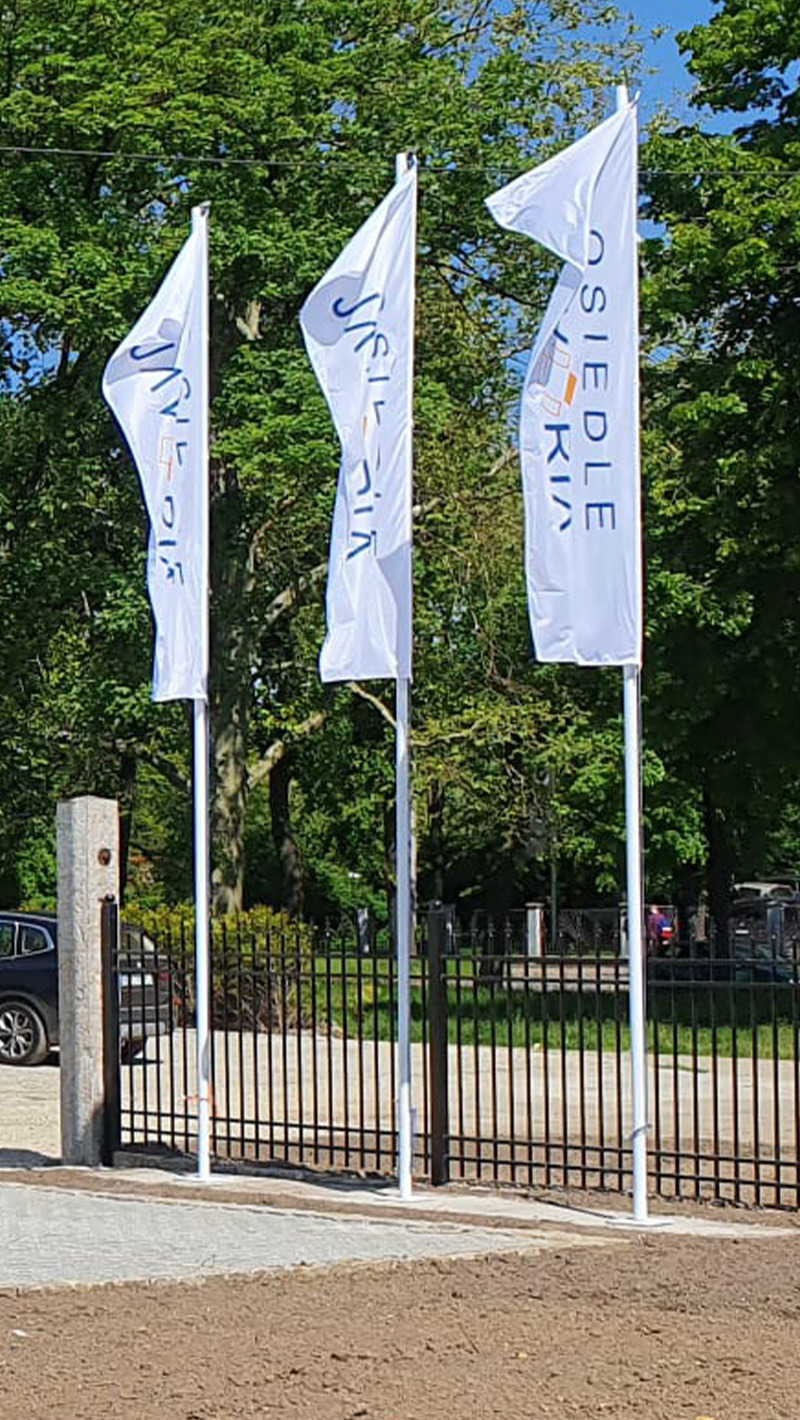 Projekt flagi dla firmy Osiedle Javoria.