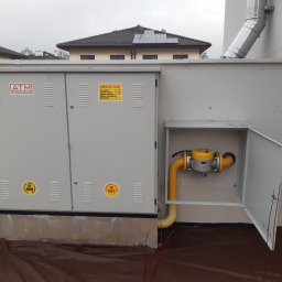 Zawór MAG i komin .