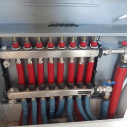 Ogrzewanie podłogowe.