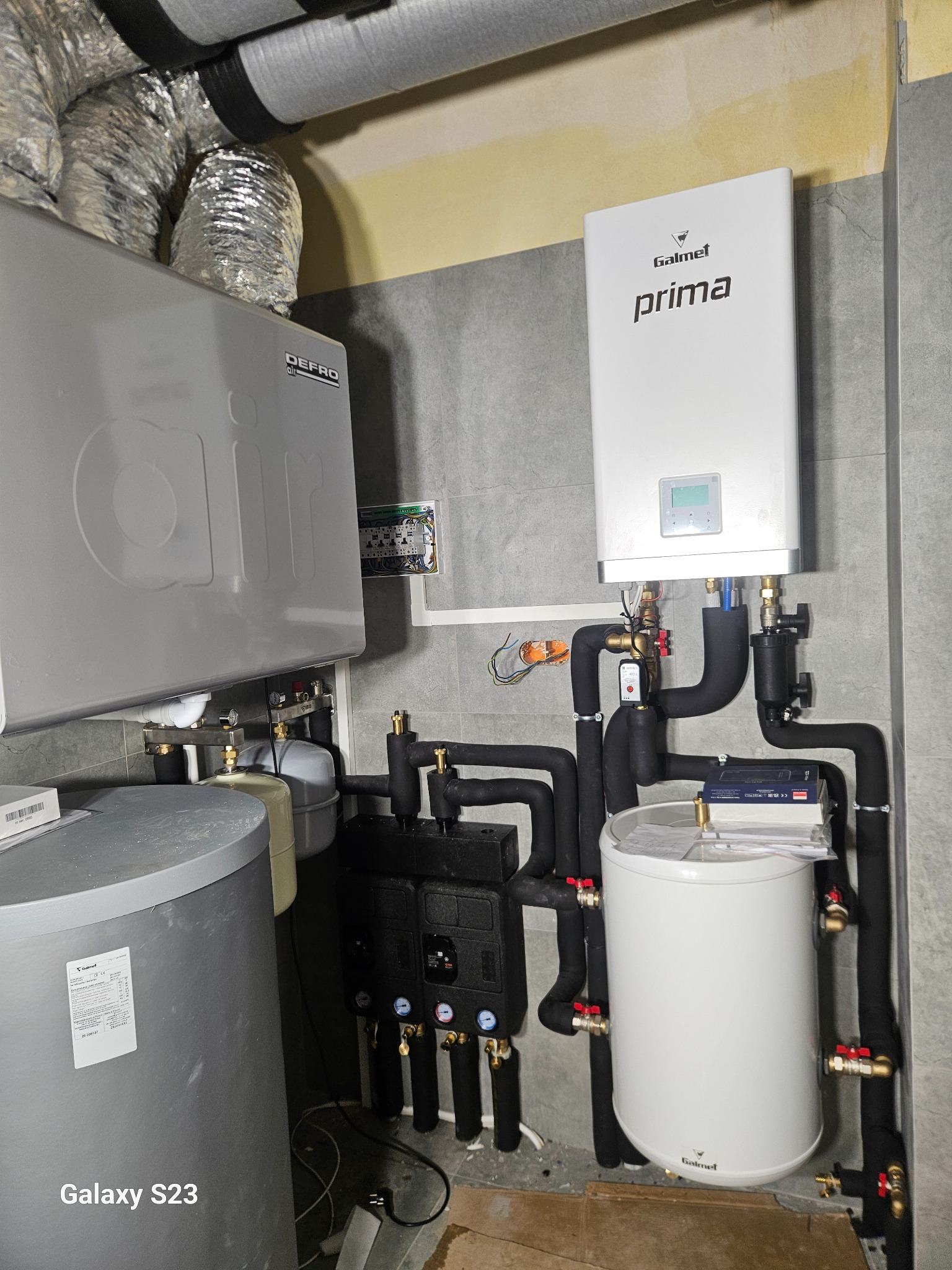 Powietrzna Pompa Ciepła Galmet Oraz Rekuperator Defro