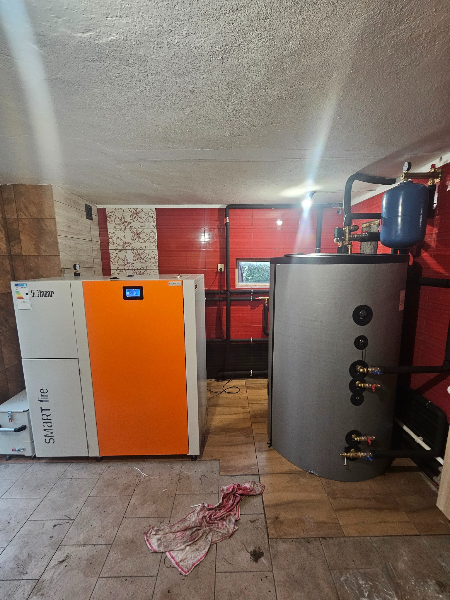 Kotłownia Kocioł na Pelet Marki Lazar