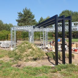 Konstrukcja kratownica stal ocynk + aluminium