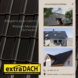 Eleganckie dachówki ceramiczne Roben Monza w kolorze Schwarz - jedynie u nas!