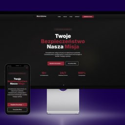 S-TEK - Profesjonalna strona dla firmy ochroniarskiej z prezentacją usług