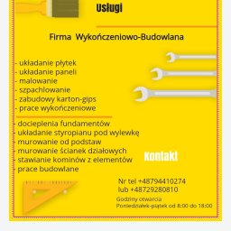 Wykończenia wnętrz - Malowanie Lokali Firmowych Lubacz&oacute;w