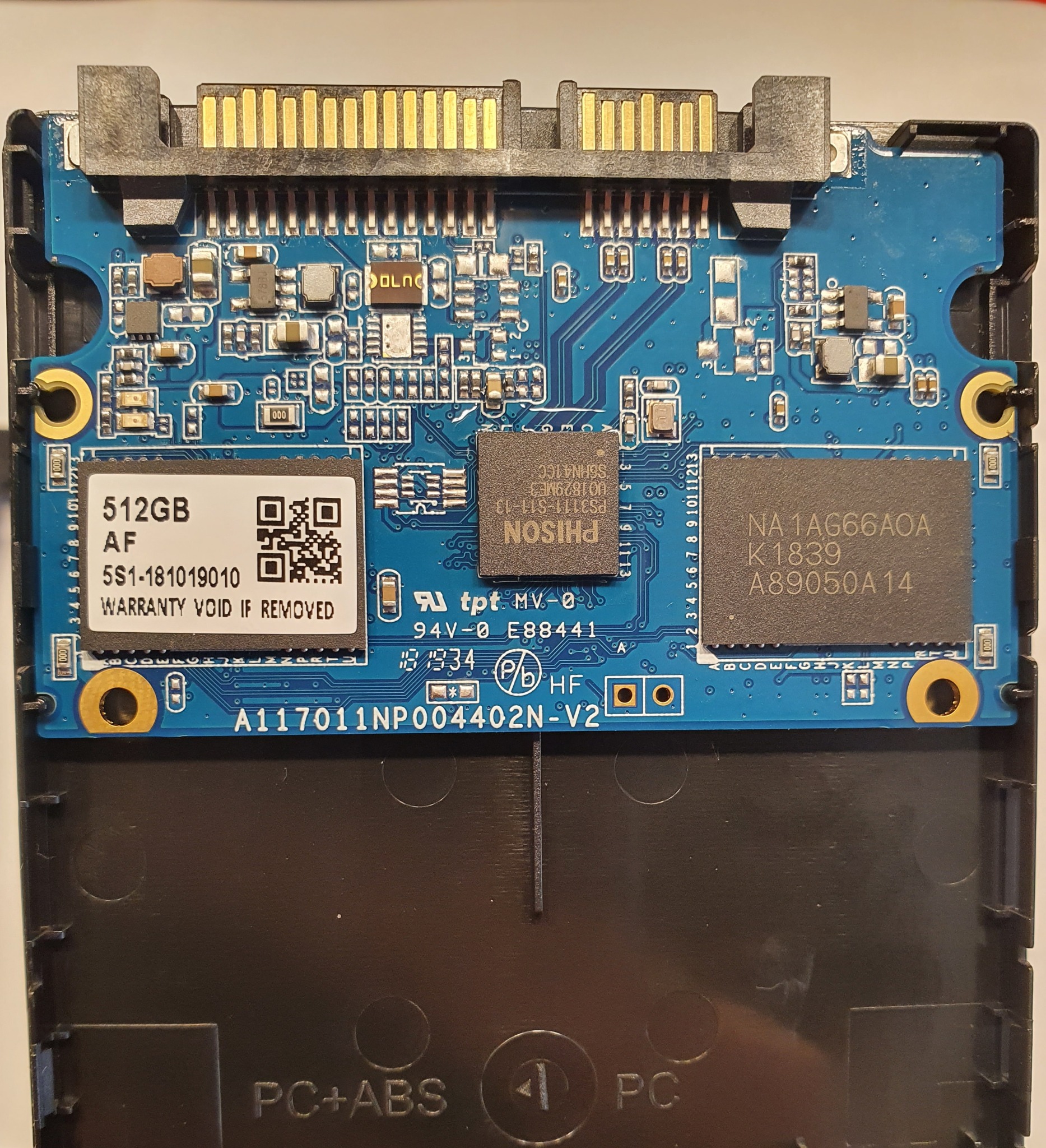 dysk z kontrolerem PHISON PS3111 z częstą usterką SATAFIRM S11