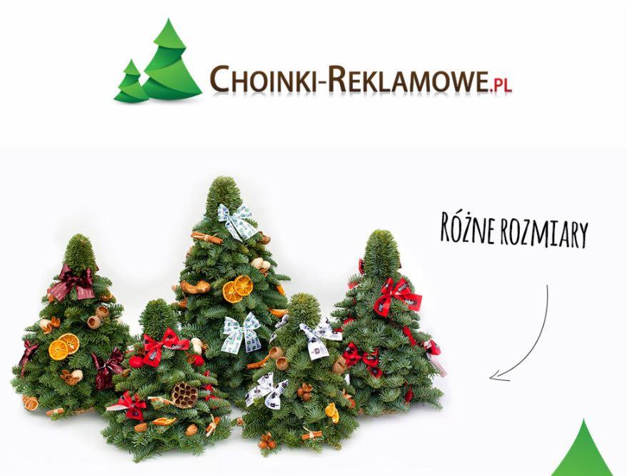 Choinki reklamowe, upominki świąteczne