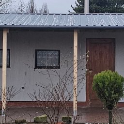 Domek letniskowy i blachodachówka trapezowa