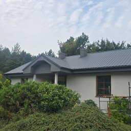 Pokrycie z blachy trapezowej matowej