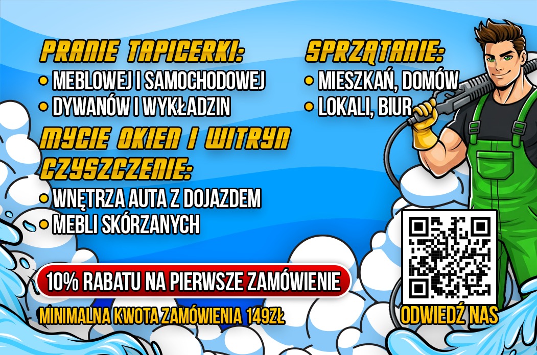 Zakres usług firmy “Edison PRO CLEAN”