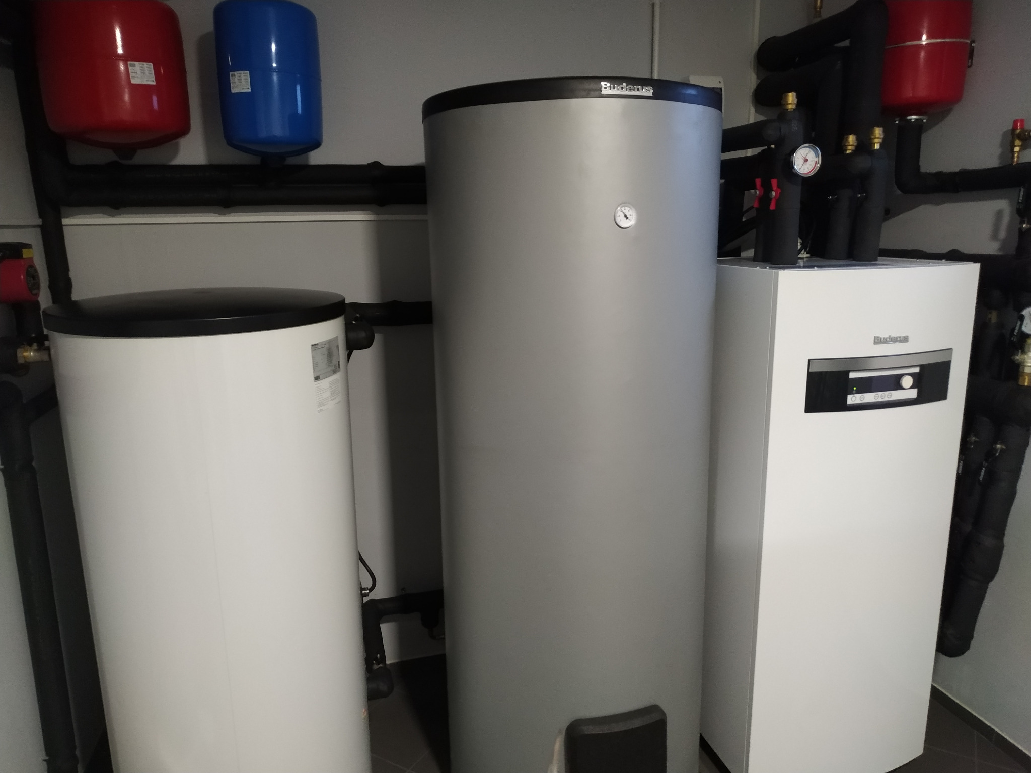 Gruntowa pompa ciepła Buderus Bosch