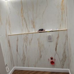 PHU GEKSON Mateusz Tarabasz - Łazienkan Zabudowa gk Plyty roco wielkoformatowe Sufit napinany