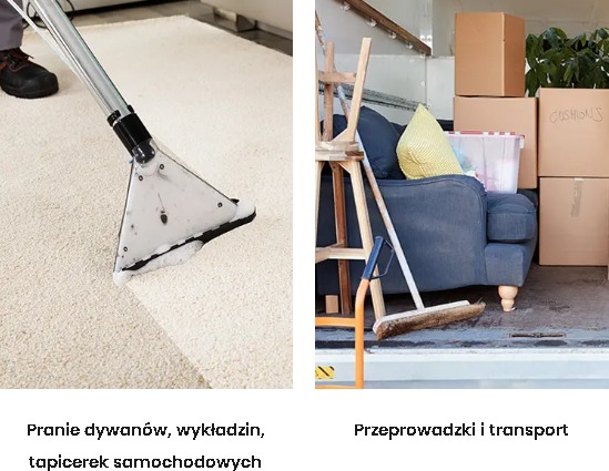 Profesjonalne urządzenie do czyszczenia dywanów w akcji, pozostawiające wyraźny ślad czystości na jasnym dywanie. Widoczne ślady piany.