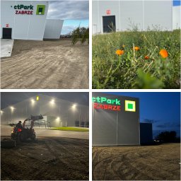 Zieleń Design Karol Błażyca - Realizacje dużych terenów zielonych - łąki kwietne, trawniki, niwelacje terenów, nasadzenia dla jakości BREEM