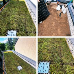 Zieleń Design Karol Błażyca - ZIELONE DACHY - projekt i realizacja