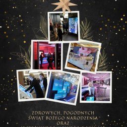 Projekt kartki świątecznej dla jednego z klientów. Zdjęcia pochodzą z realizacji eventowych multiTap. 