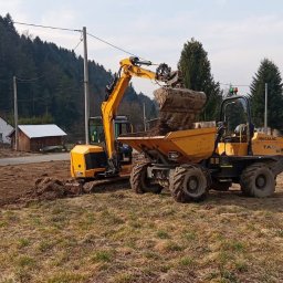 Roboty ziemne usługi koparką - Wyburzenia Lesko