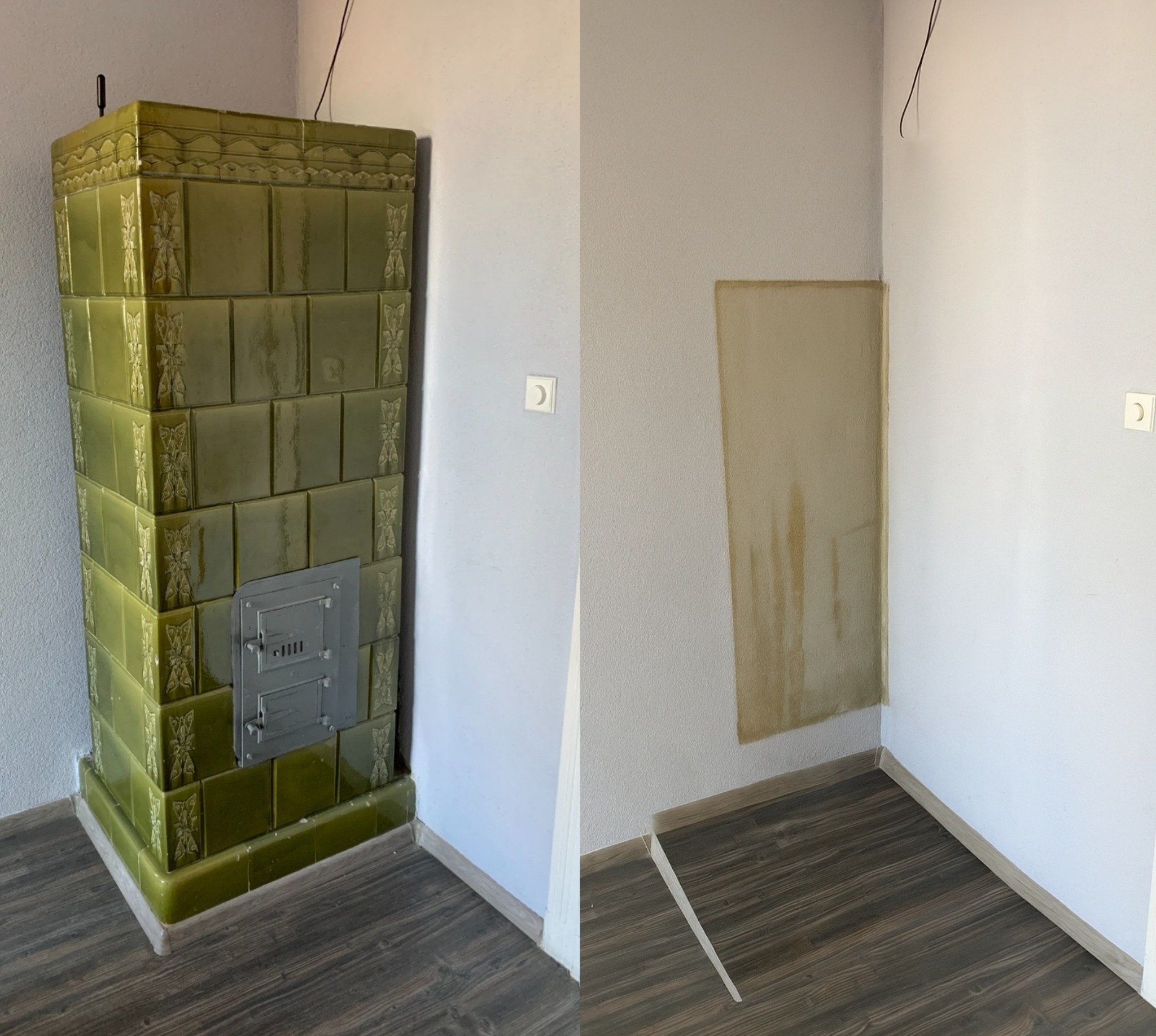 Rozbiórka piecy kaflowych