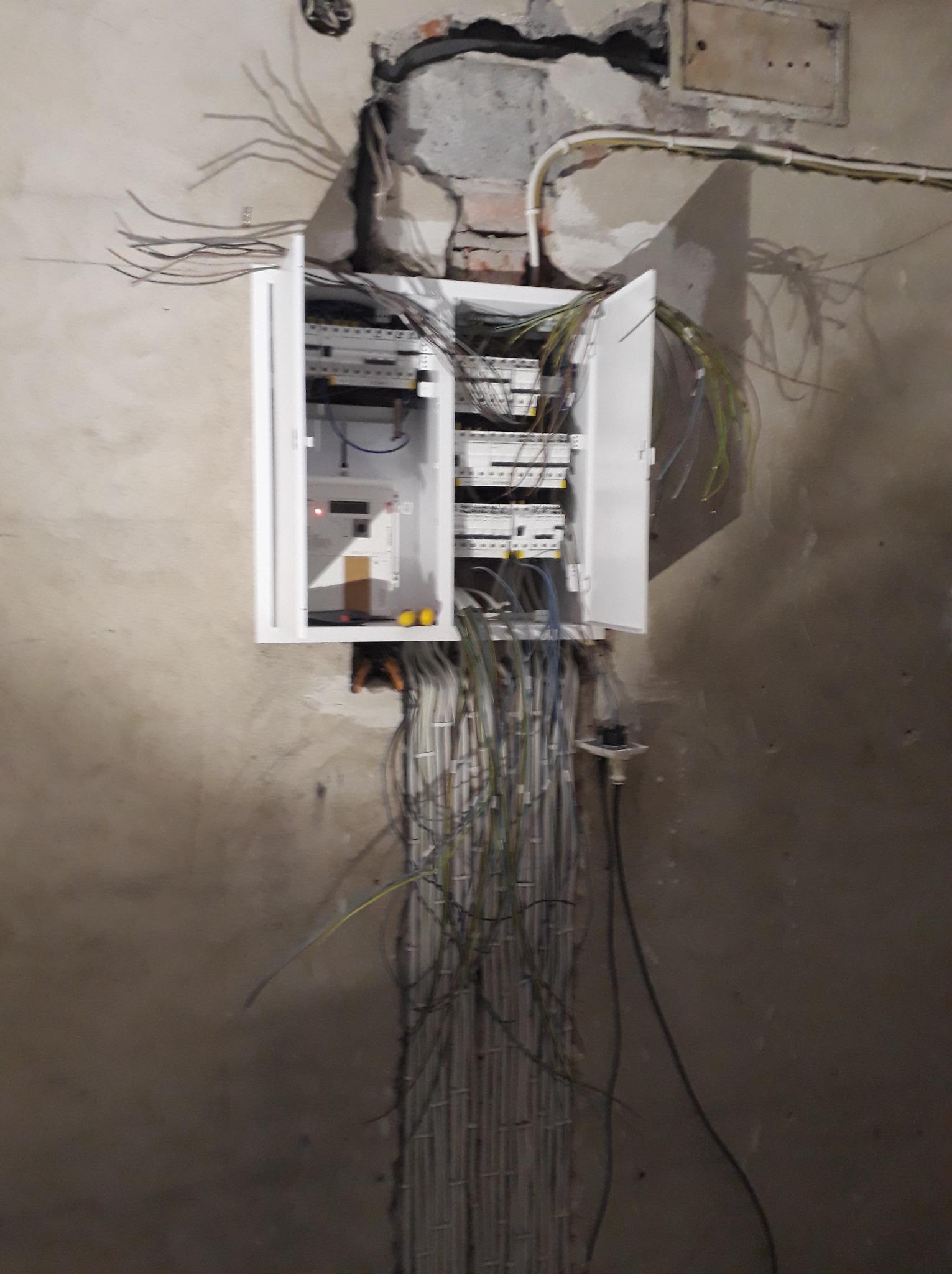 Rozdzielnia po modernizacji.