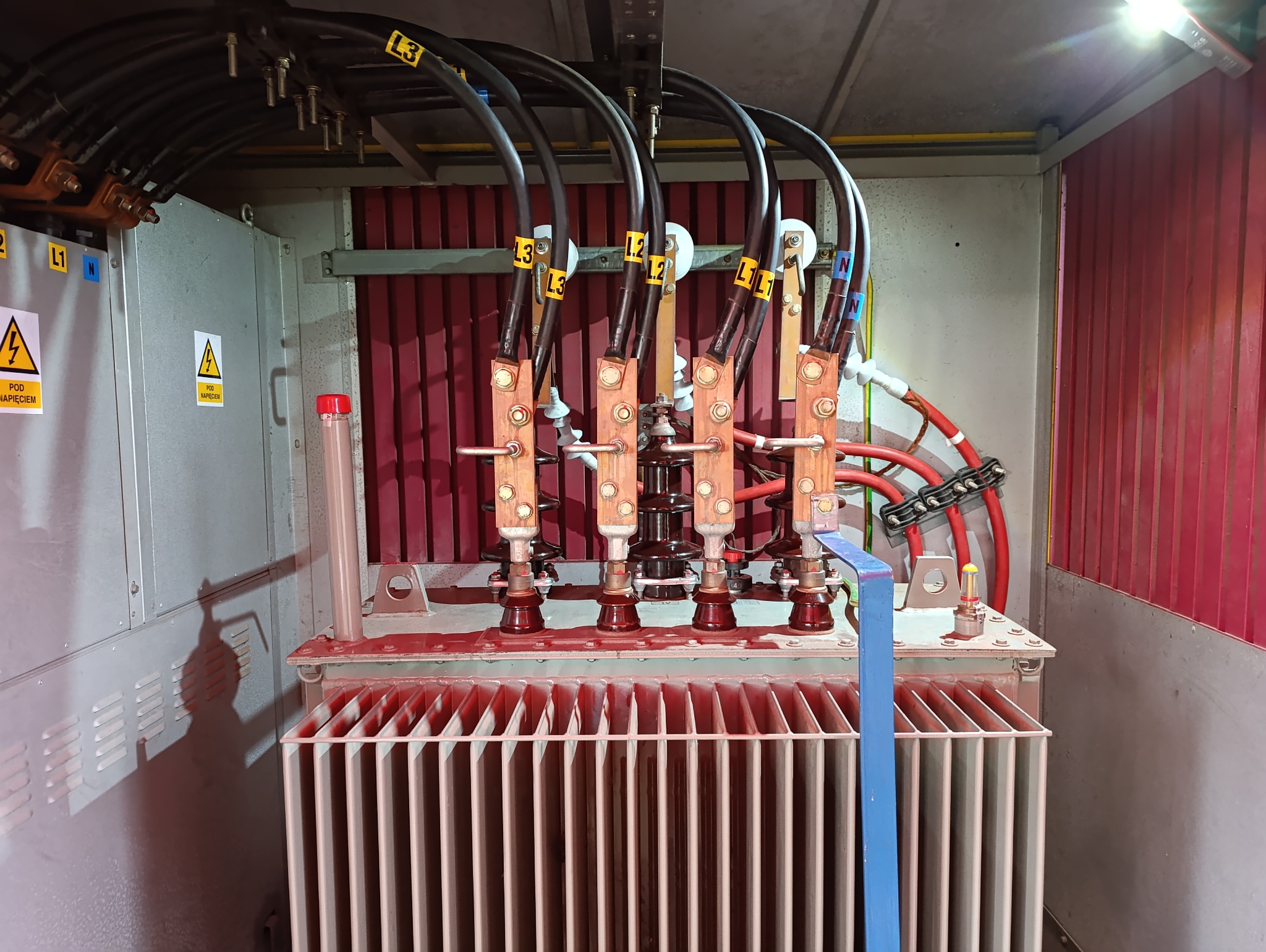 Po badaniu transformatora SN.