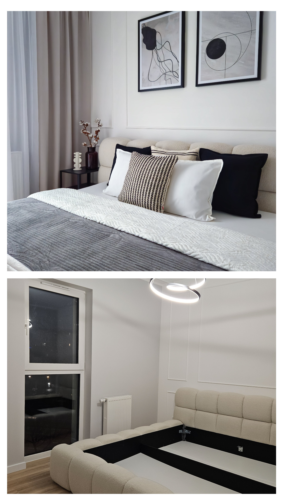 Stylizacja w mieszkaniu na sprzedaż.